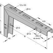 Universalkonsole 200 x 200 x 4
